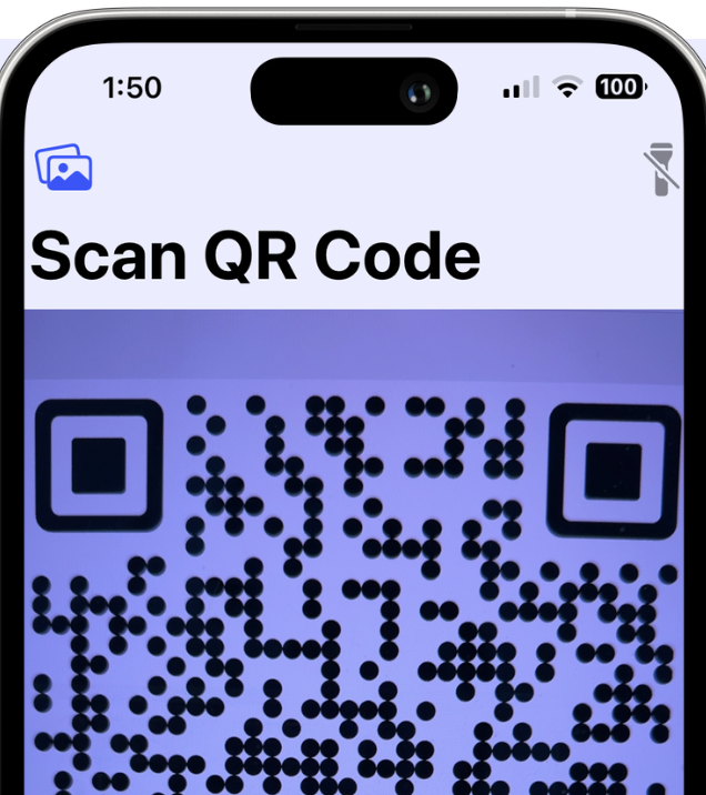 Qrblox makes it easy to scan QR codes from your photo gallery.