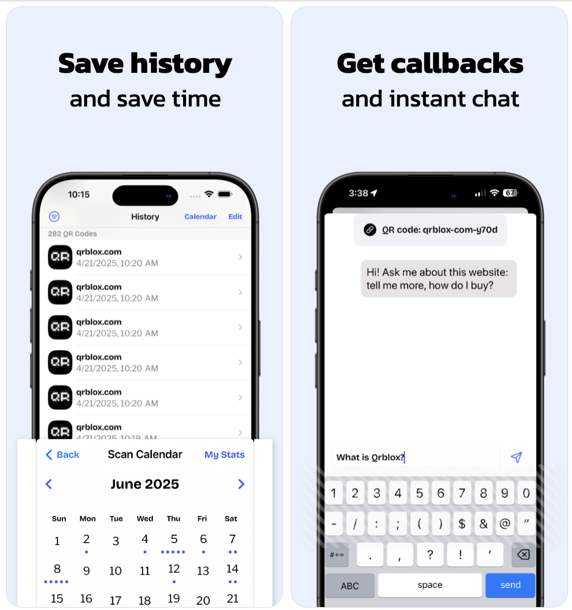 Qrblox app